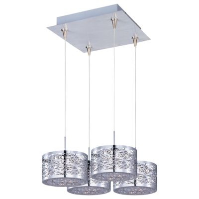 Inca Square Multi-Light Pendant by ET2 Lighting - Starlight Lighting USA and Canada